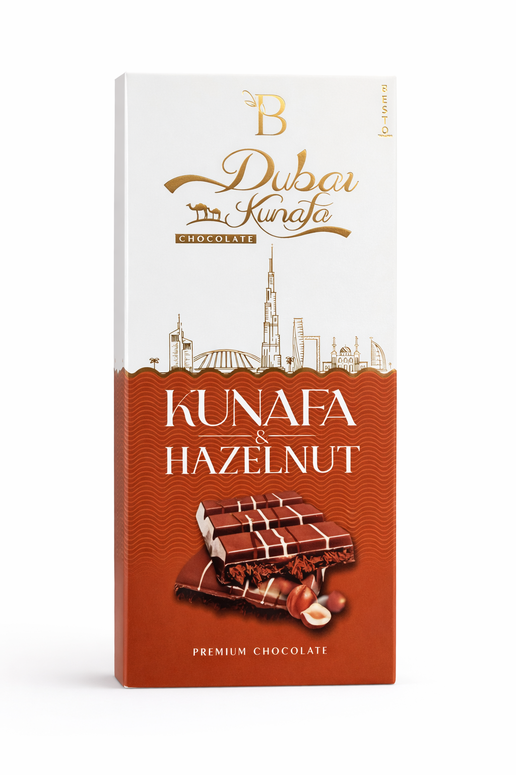 Chocolate Kunafa with Hazelnut