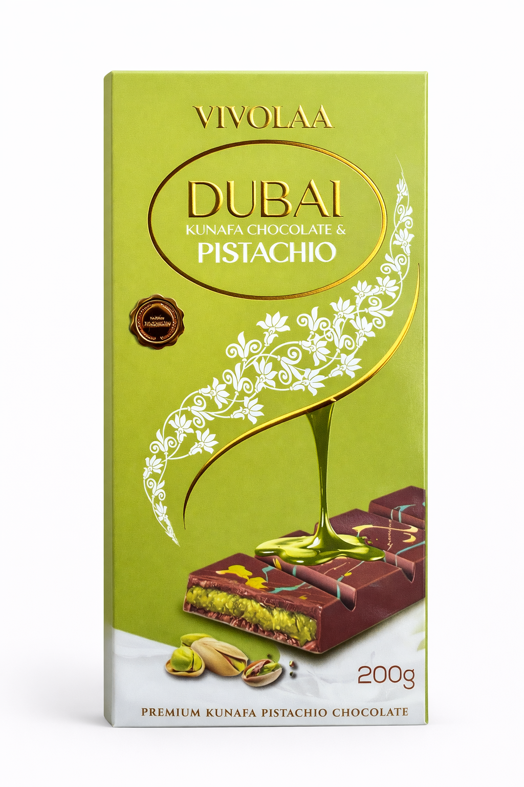 Chocolate with Kunafa Pistachio