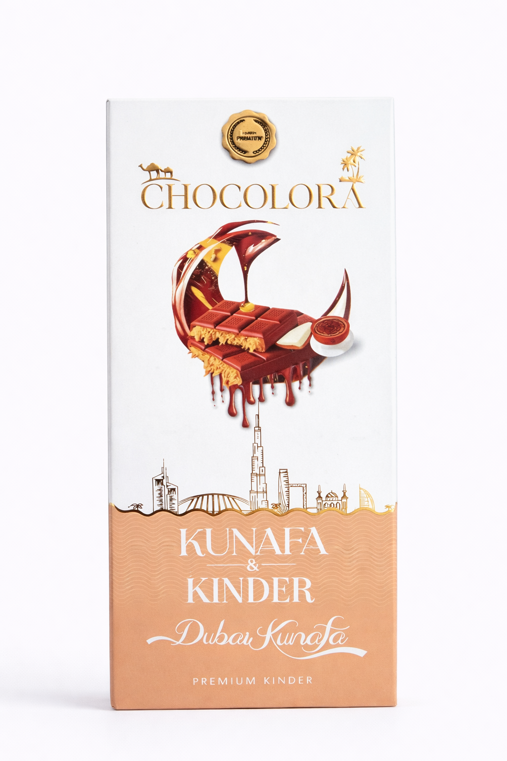 Chocolate with Kunafa Kinder Chocolora