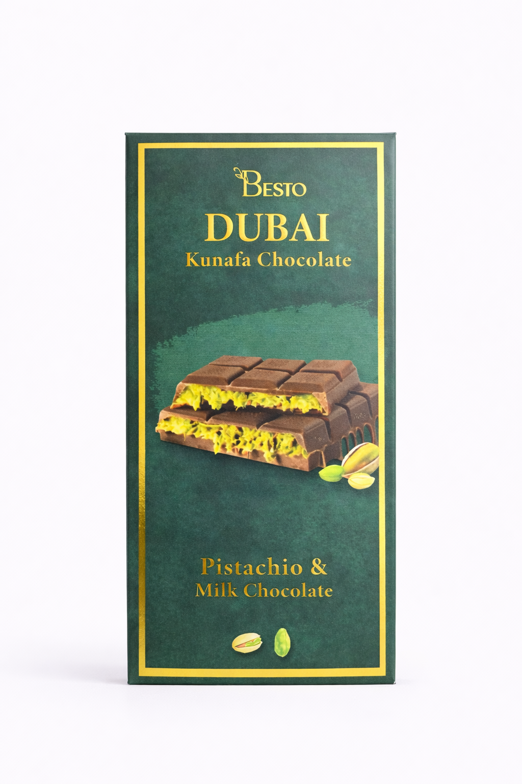 Besto Chocolate with Creamy Kunafa Pistachio