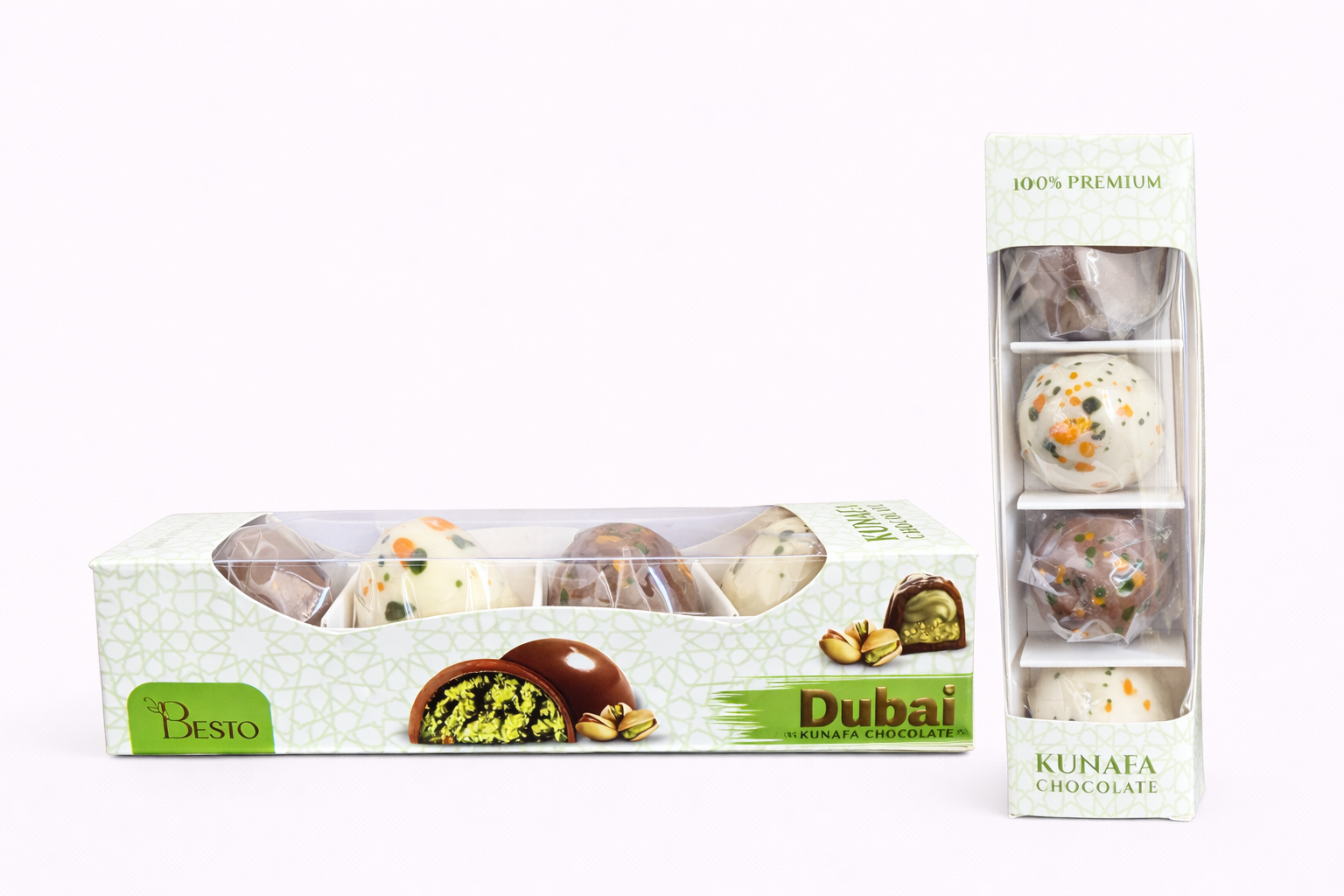 Dubai Chocolate Mini Cake Kunafa Pistachio